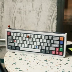 Kit de teclado mecánico GB65 de 80Retros, Junta trimodo inalámbrica de aluminio, intercambio en caliente, personalizado, 65%, teclado para Juegos de oficina, PC y portátil