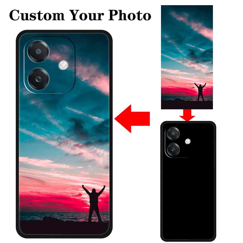 Funda DIY personalizada para Redmi Turbo 4 Pro 5G, funda de teléfono de silicona suave TPU con logotipo trasero, fundas personales Xiaomi Redmi Turbo4 Turbo3 - imagen 5