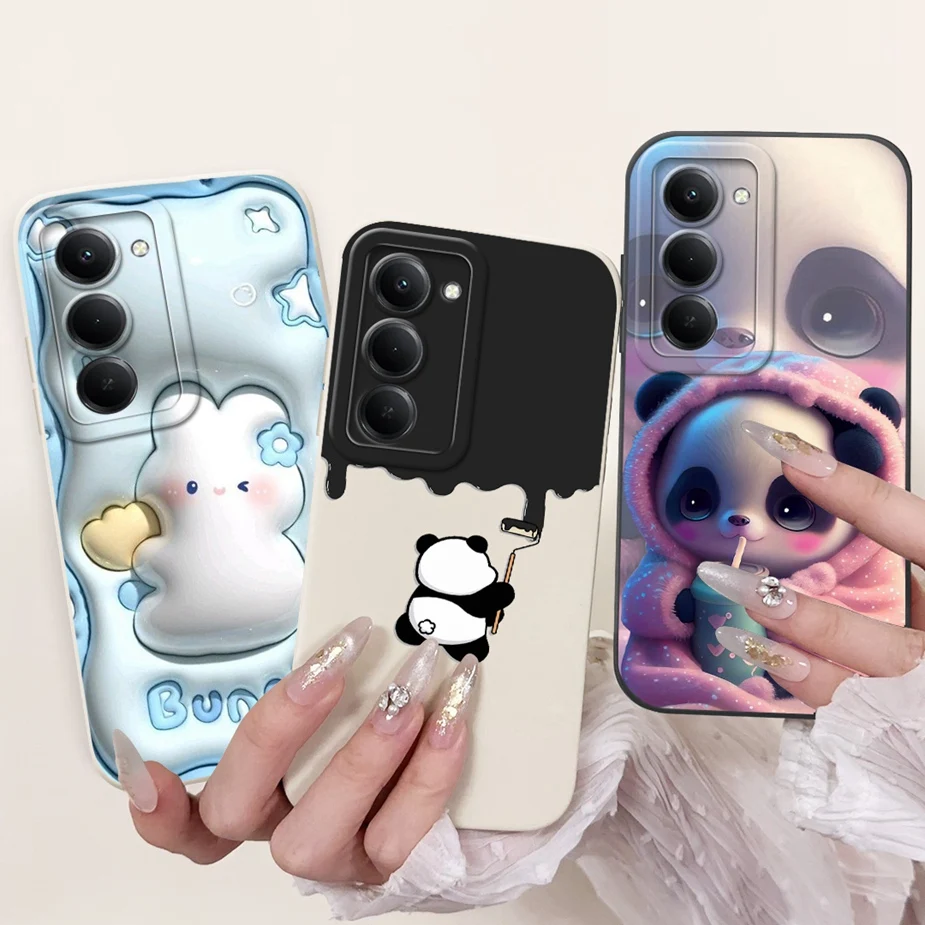 Para Xiaomi Redmi 15 5G funda única de dibujos animados Fasion caramelo pintado cubierta suave TPU Fundas de teléfono para Xiaomi Redmi 15 Redmi15 4G Fundas