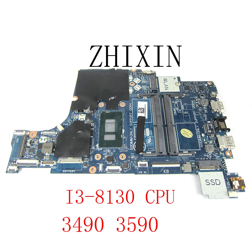 Yourui para la placa base del ordenador portátil DELL Latitude 3490 3590 con I3-8130U CPU CN-05NDV7 05NDV7 placa base LA-F116P prueba completa - imagen 2
