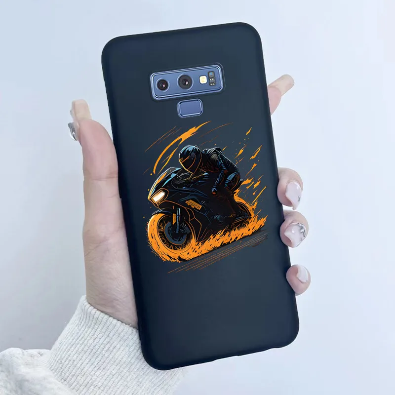 Para Samsung Note 9 funda de teléfono SM-N960F mariposa flores niña nuevo diseño suave silicona TPU carcasa trasera para Galaxy Note9 cubiertas - imagen 4