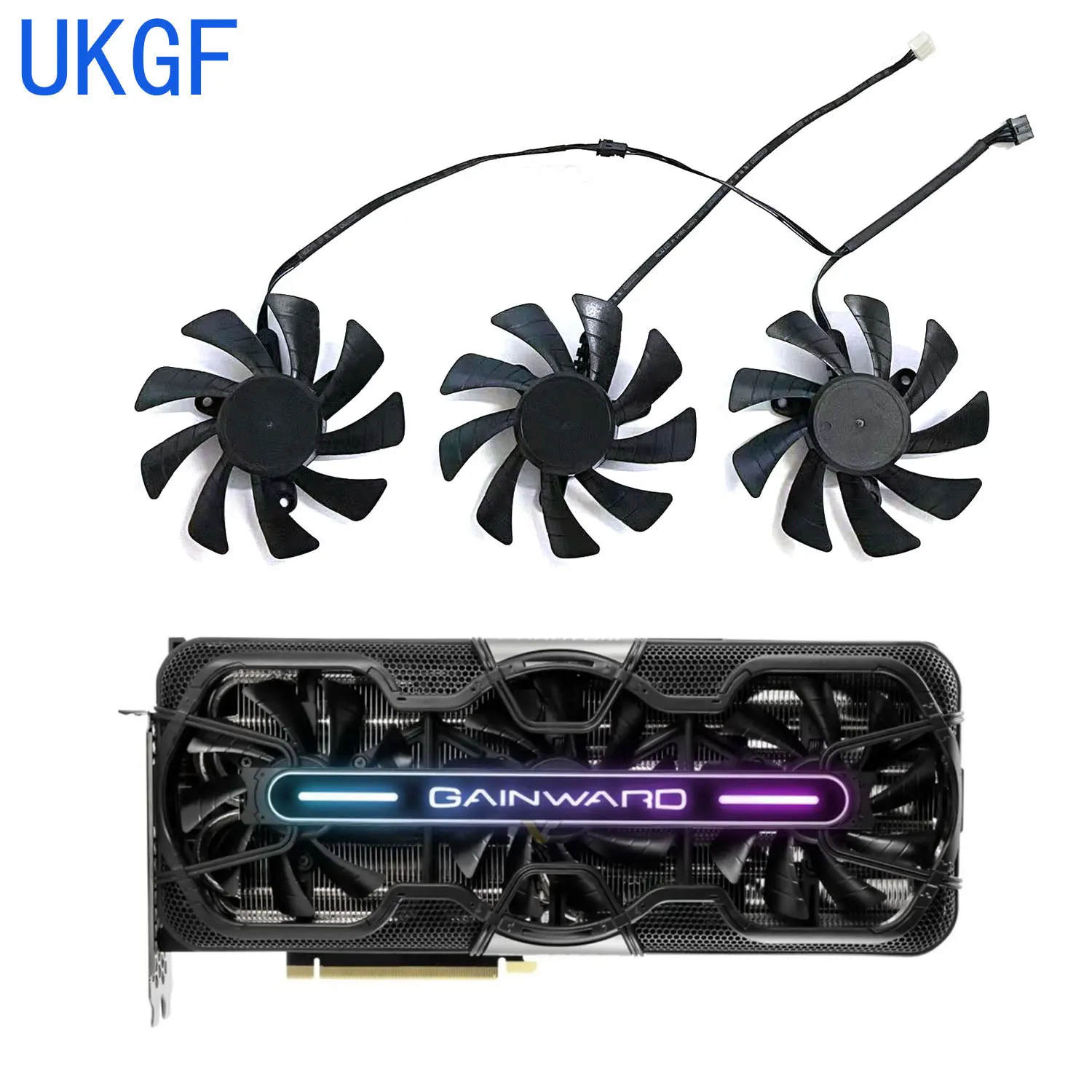 Nuevo ventilador 85MM 4PIN TH9215B2H-PFB02 TH9215B2H-PAA01 adecuado para Gainward Geforce Rtx3070 3080 3090 Lhr Phantom V1