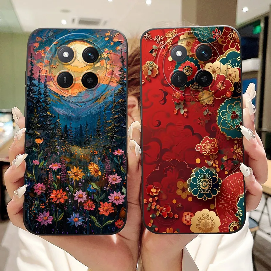 Para Honor Magic7 Lite funda BRP-NX1 de lujo de moda cubierta pintada de caramelo funda de teléfono suave de TPU para Honor Magic 7 Lite Magic7 Pro bolsas - imagen 4