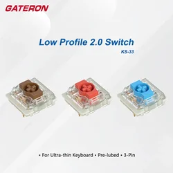 Gateron Interruptor mecánico perfil bajo para teclado ultrafino
