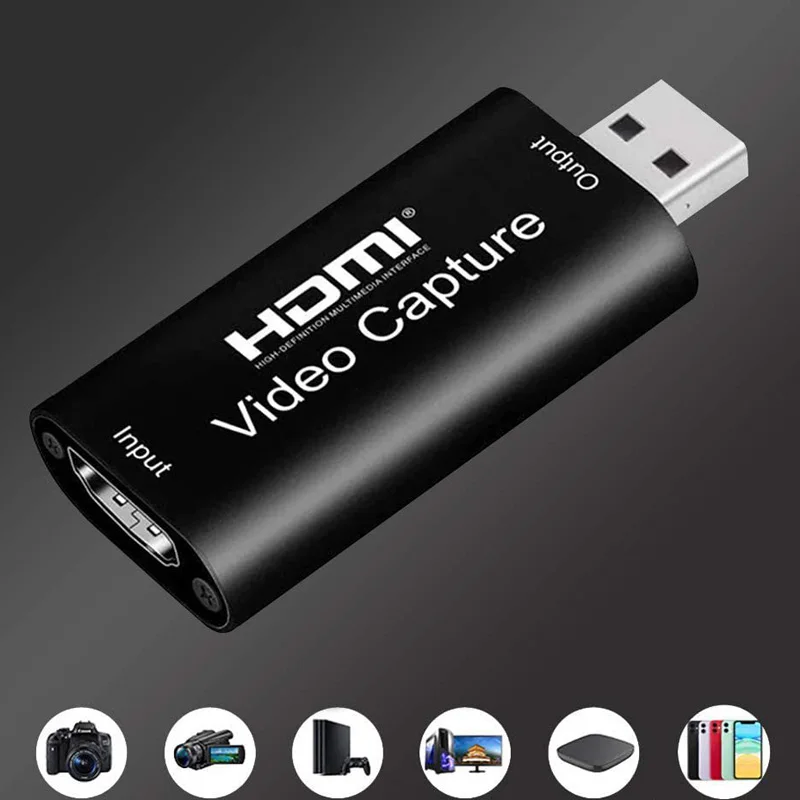 Tarjeta de captura de vídeo 4K con USB 2,0, compatible con HDMI, Grabber, transmisión en vivo, grabación para PS4, XBOX, juegos, DVD, cámara HD, TYPE-C - imagen 5