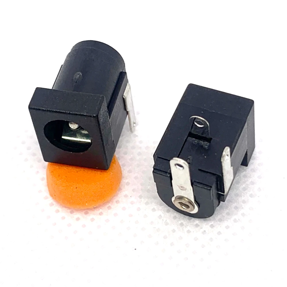 Toma de corriente CC de 100 piezas, 5,5x2,0/2,5 MM, DC-005, Pinhole, horizontal, 3 pines, DIP, para ordenador portátil, 30V/0.5A, RoHS - imagen 3