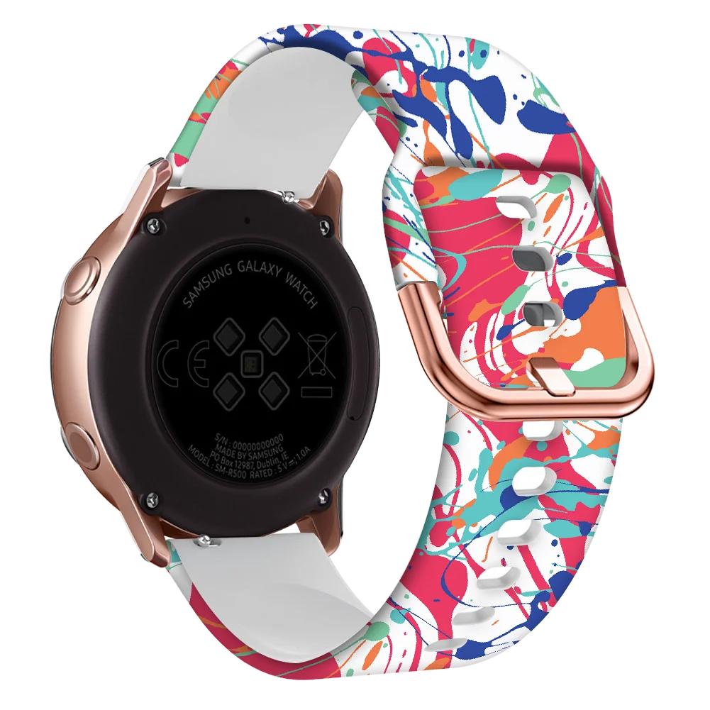 Correa de silicona de 20mm para Garmin Venu SQ 2/Venu 2 Plus, correa deportiva para Vivoactive 5 3 Forerunner 245 55, pulsera de reloj - imagen 3