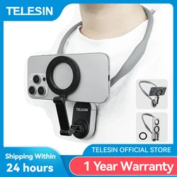 TELESIN Soporte Cuello Magnético Silicona para Móvil – Ajustable