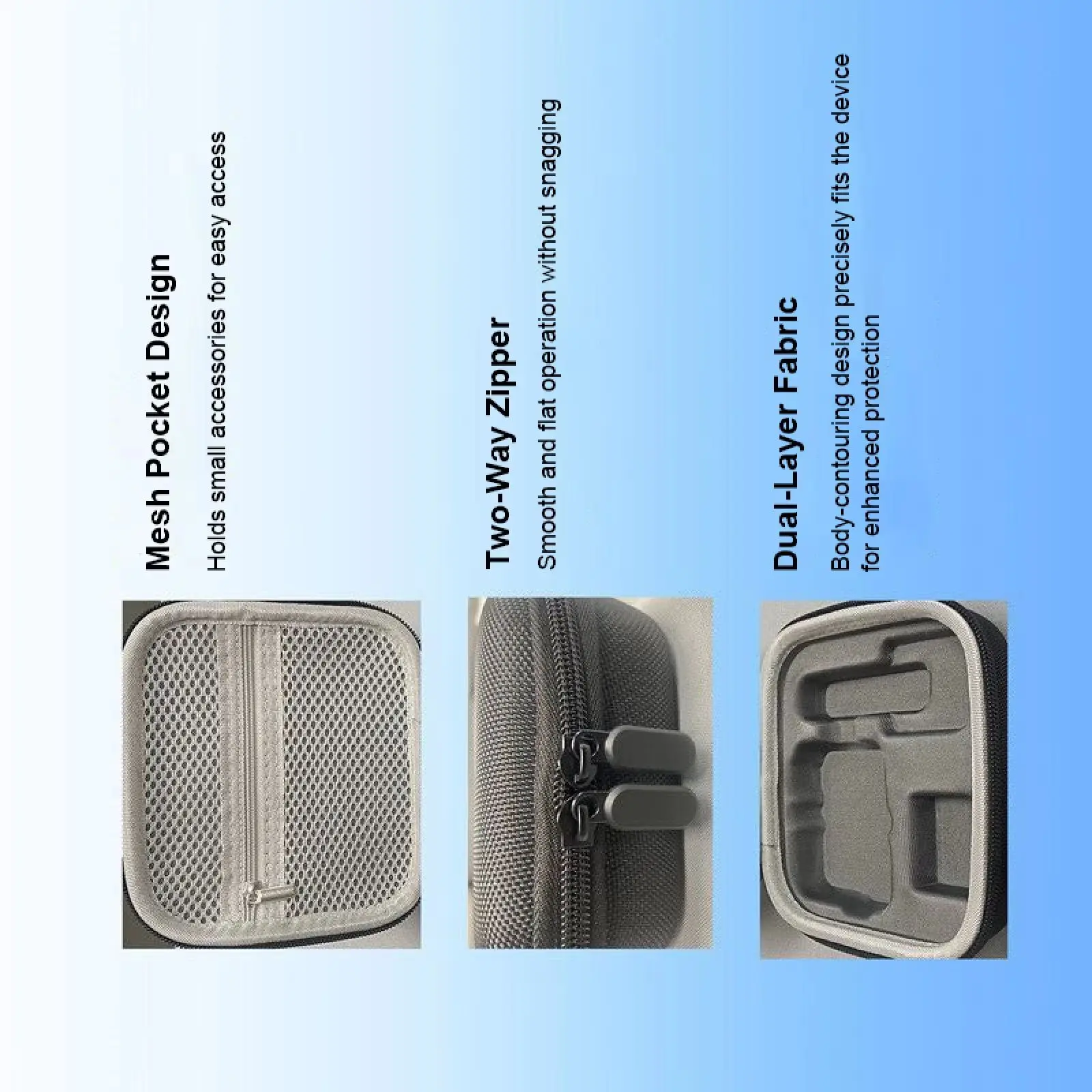 Bolsa de almacenamiento portátil para DJI Osmo Nano, Estuche de transporte de viaje, tela Oxford + EVA + Lycra, impermeable para accesorios DJI Osmo Nano