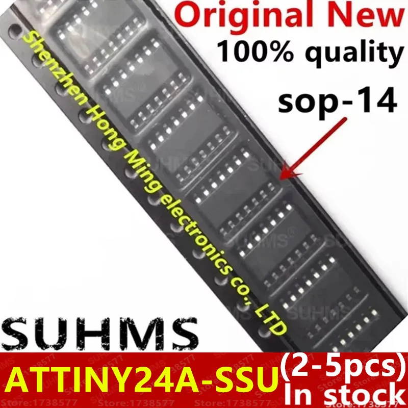 (2-5 piezas) 100% nuevo ATTINY24A-SSU ATTINY24A SSU sop-14
