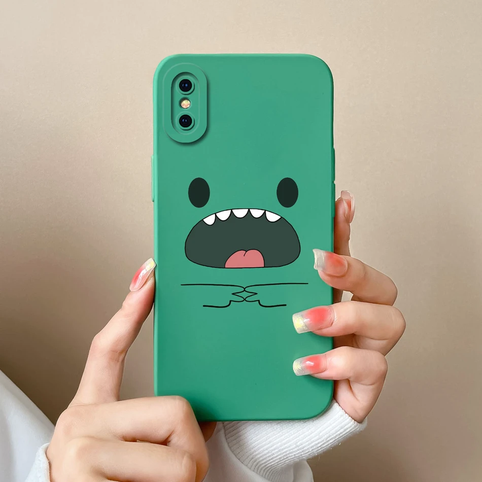 Funda para iPhone X XR XS Max, bonita Funda protectora de lente de cámara de silicona líquida suave, Funda trasera para Apple iPhoneX X S Max - imagen 5
