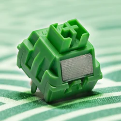 Interruptor RGB Verde Táctil MX Stem PA66 POM – Greentea Prelubed para Teclado Mecánico