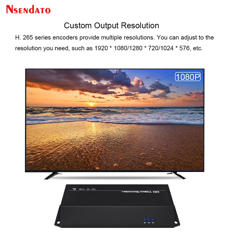 Decodificador de caja de vídeo 4K UHD H.265 HDMI SDI CVBS AV VGA HDMI multivisor Repleace Topbox transmisor de PC para NDI RTSP RTMP SRT UDP - imagen 4