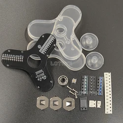 Kit Soldadura LED Giratorio DIY – Práctica Electrónica Creativa