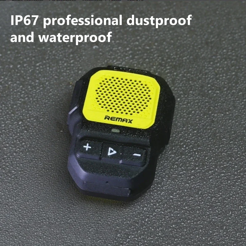 RB-M12 Mini Altavoz Bluetooth inalámbrico con Clip recargable IP67 reproductor de música impermeable micrófono HD incorporado llamada manos libres - imagen 2