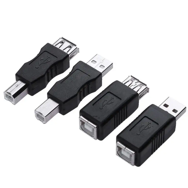 Adaptador USB 2.0 Tipo A Macho a Tipo B Hembra