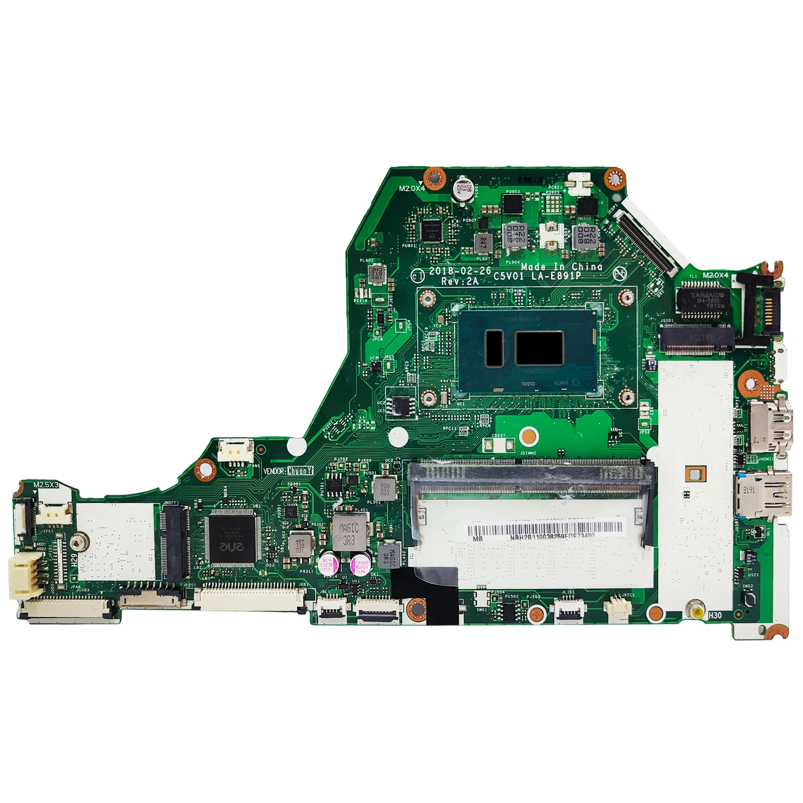 Para ASUS ET2230 placa base de computadora ET2230I GT820 prueba completa de 100% Aspire A515-51 A515-51G LA-E891P - imagen 2