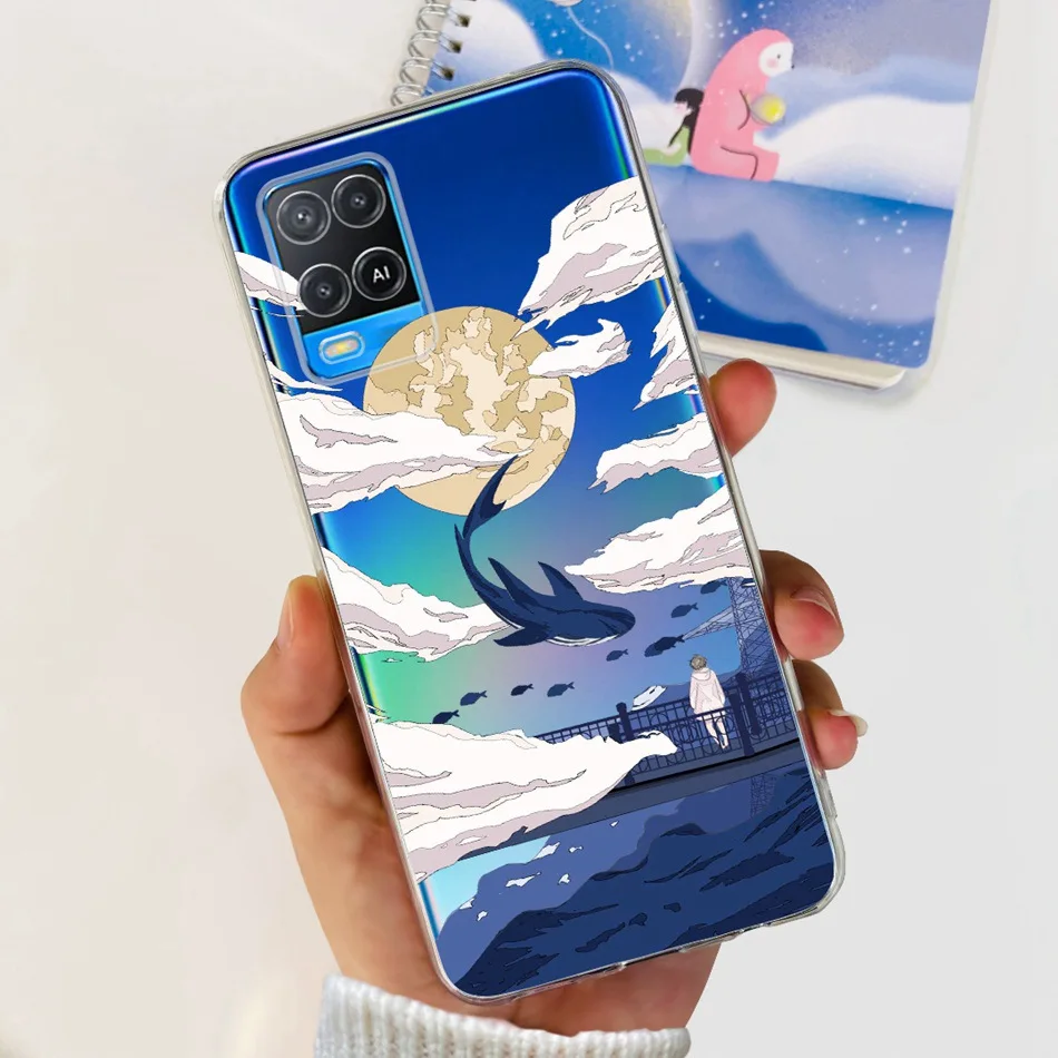 Funda con patrón de moda para OPPO A54 (CPH2239), funda trasera de TPU de silicona suave para OppoA54 A 54 4G, fundas de teléfono - imagen 5