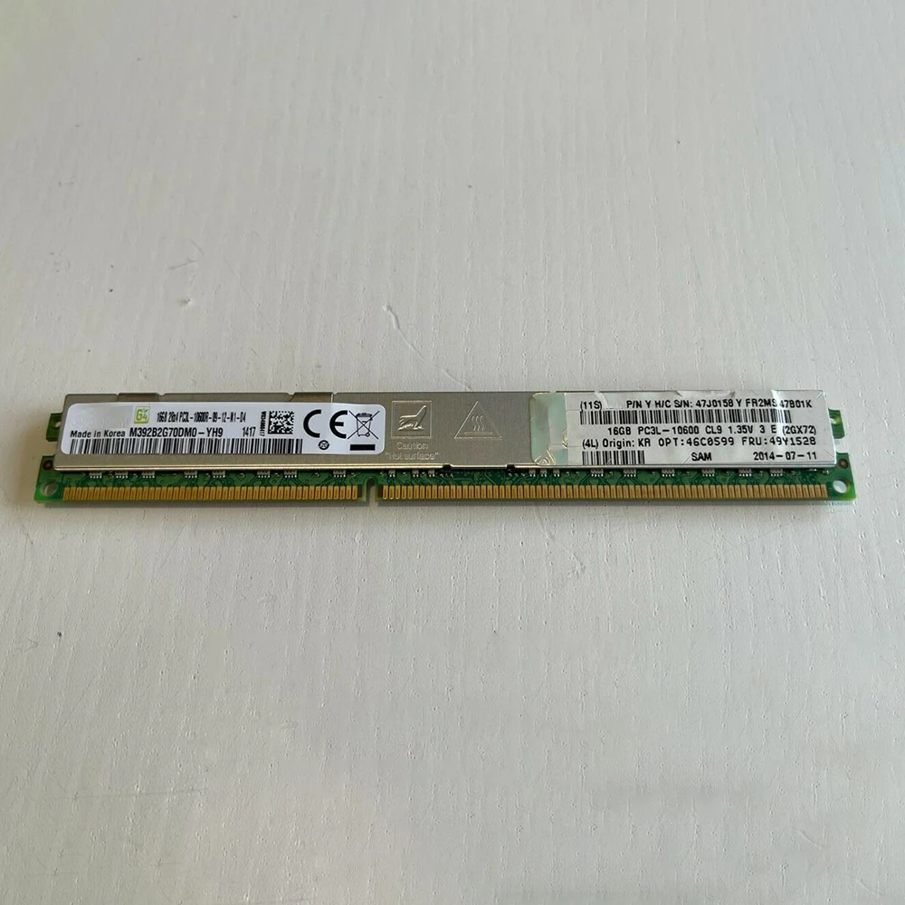 Memoria del servidor RAM HS22 HS23 HX5 46C0599 49Y1528 16GB DDR3 1333 ECC REG VLP - imagen 4