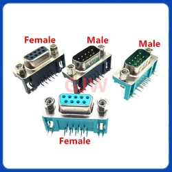 Conector DB9 RS232 90 Grados para PCB - D-Sub DR9