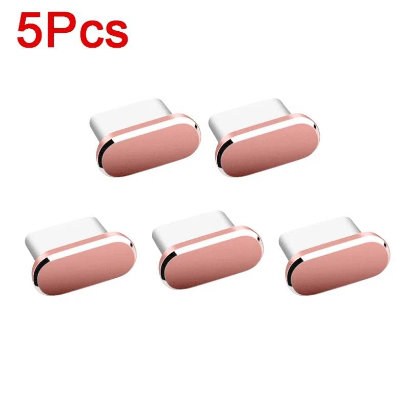 5Pcs Rose Gold