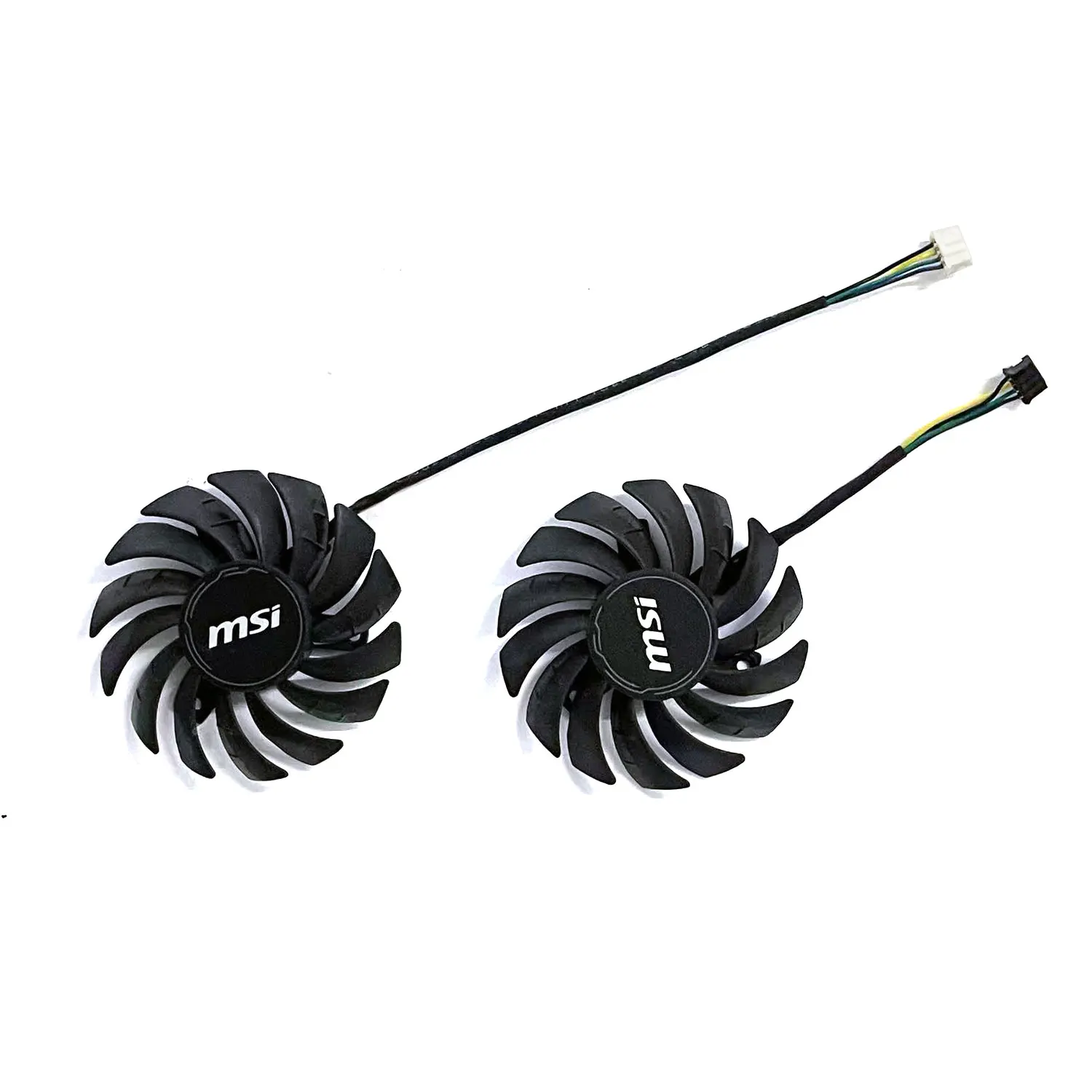 Nuevo ventilador GPU de 70MM 4PIN PLD08010S12HH RX 6500 XT para MSI Radeon RX 6500 XT MECH 2X 4G reemplazo de tarjeta gráfica - imagen 4