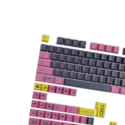 GMK Retrowave PBT Keycap 142 teclas Cherry Profile DYE Subbed Keycaps para Filco DUCK Ikbc Anne MX Switch Teclado mecánico