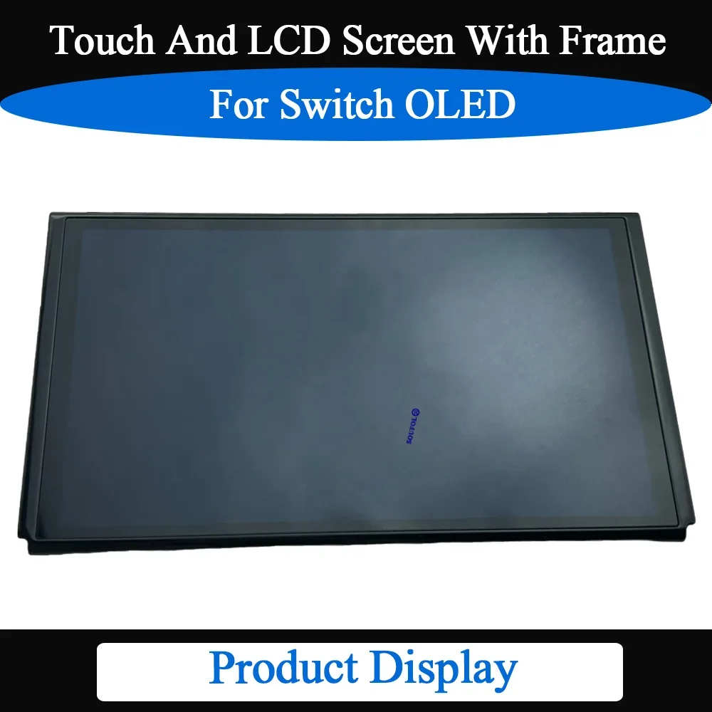 Pantalla táctil y LCD con marco para consola Switch OLED, montaje de pantalla completa, reemplazo del digitalizador para Switch OLED - imagen 5
