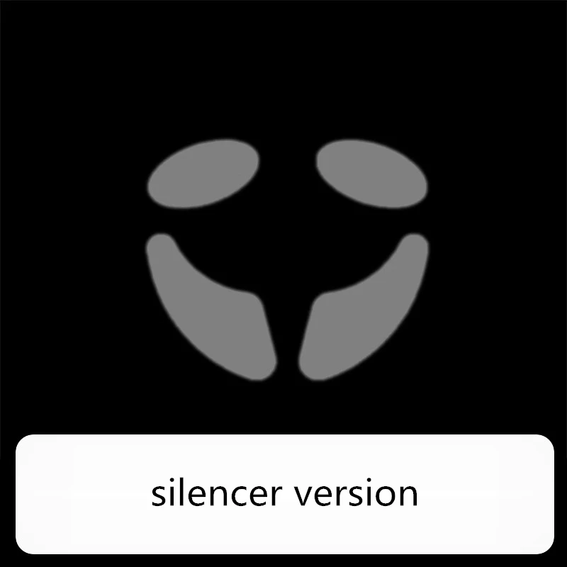 1 Juego de patines de ratón ultrafraglide para Vancer Akitsu, Control de frenos, pies silenciador de velocidad, versión ICE, deslizadores de ratones, pies de PTFE - imagen 4