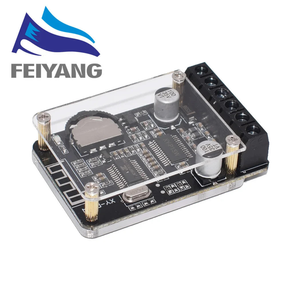 Placa amplificadora DE POTENCIA ESTÉREO Bluetooth, módulo amplificador Digital de alta potencia, 10W/15W/20W, 12V/24V, XY-P15W - imagen 5