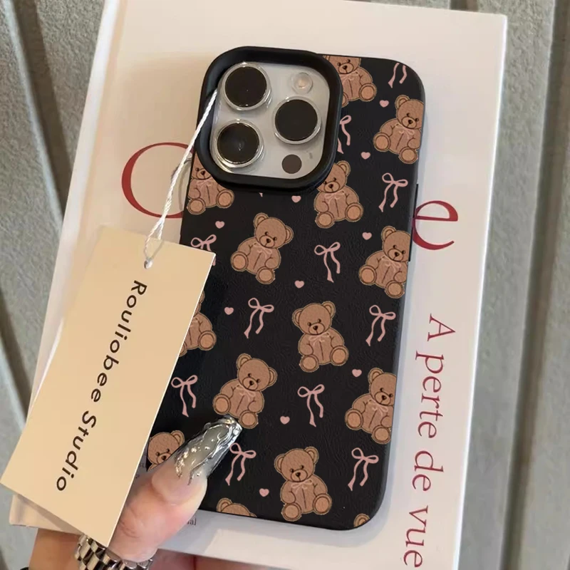 Funda de teléfono con diseño de silicona de lichi y lazo bonito para Xiaomi Redmi Note 14 Pro Plus 5G 13 12 11 10 Redmi 15C 14C 13C 4G - imagen 5