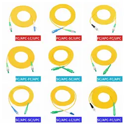Cable Fibra Óptica 9/125 Simplex SC/APC a UPC – Pigtail FTTH