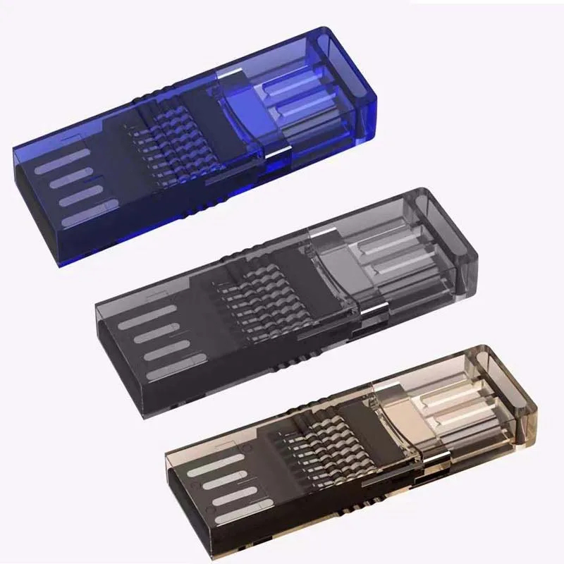 Lector de tarjetas USB tipo C de doble puerto USB C Micro SD TF visor de tarjetas adaptador de transferencia de datos para teléfono móvil tableta ordenador portátil PC - imagen 4