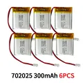 702025 300mAh 6PCS