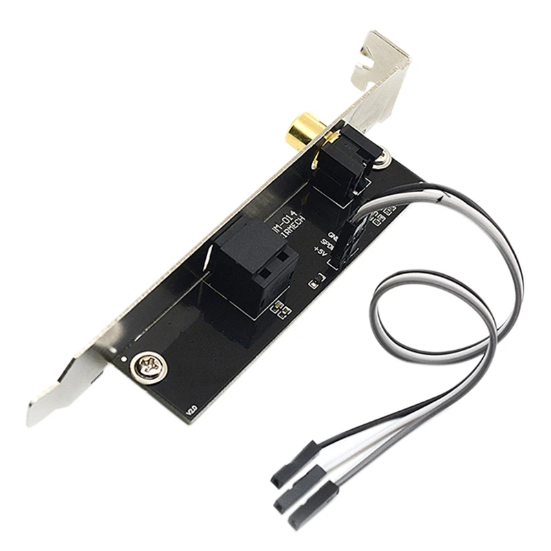Tarjeta hija SPDIF de 24 bits y 192Khz, placa de salida óptica y RCA, soporte de Cable, salida de Audio Digital para ASUS Gigabyte