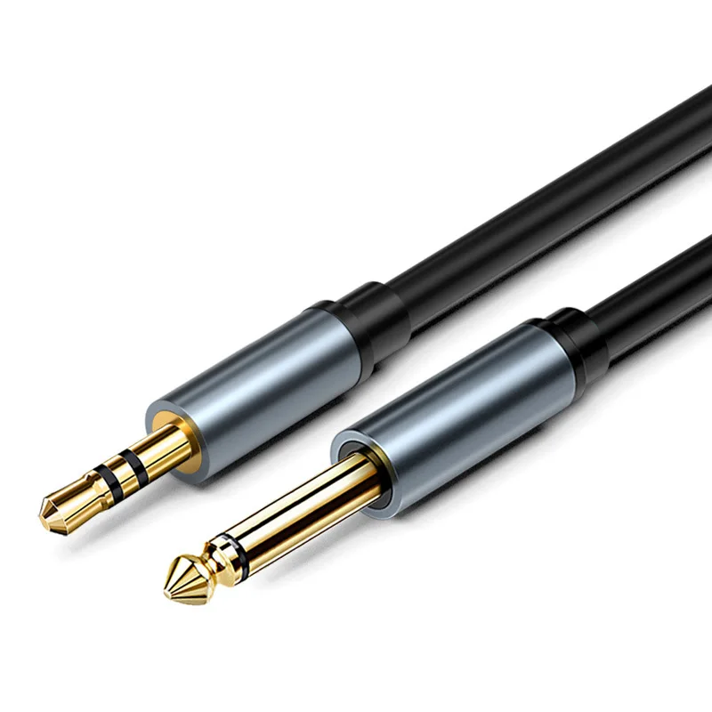 Cable adaptador UTHAI X545 de 3,5mm a 6,5mm, auxiliar AUX macho Mono conector estéreo audio para mezclar, amplificar, CD - imagen 2