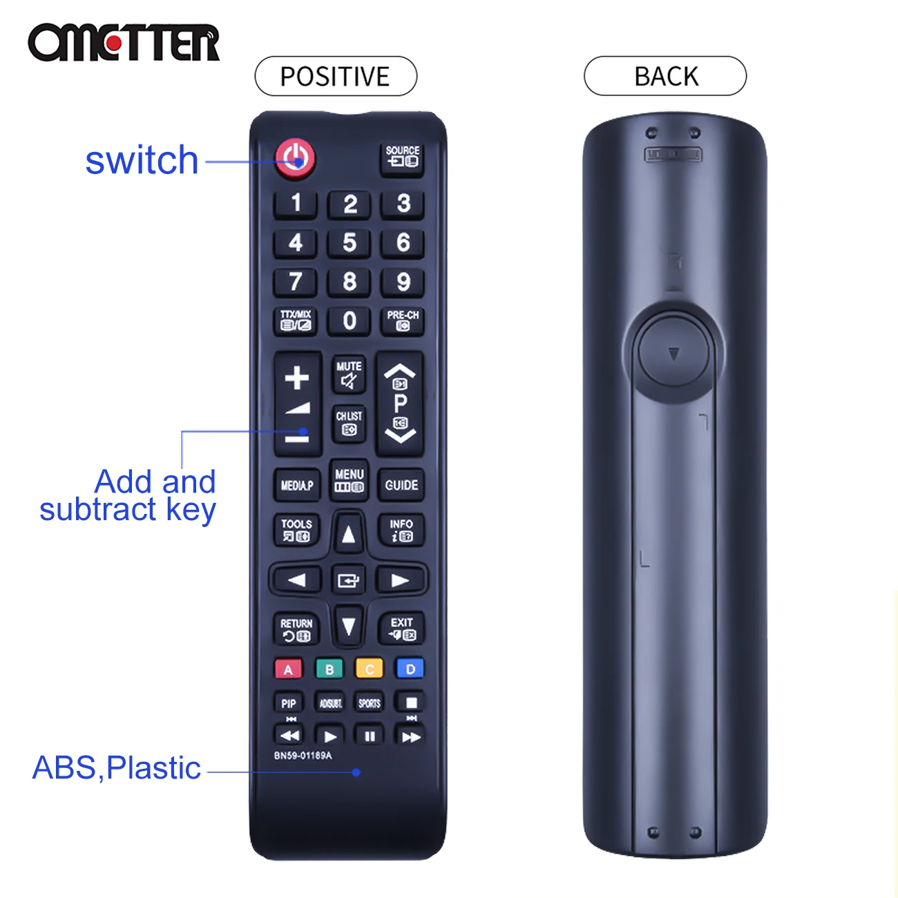 Nuevo BN59-01189A para Samsung TV Control remoto BN 5901189 Un T22E390 L22D390EW L24D390EW Fernbedienung - imagen 5