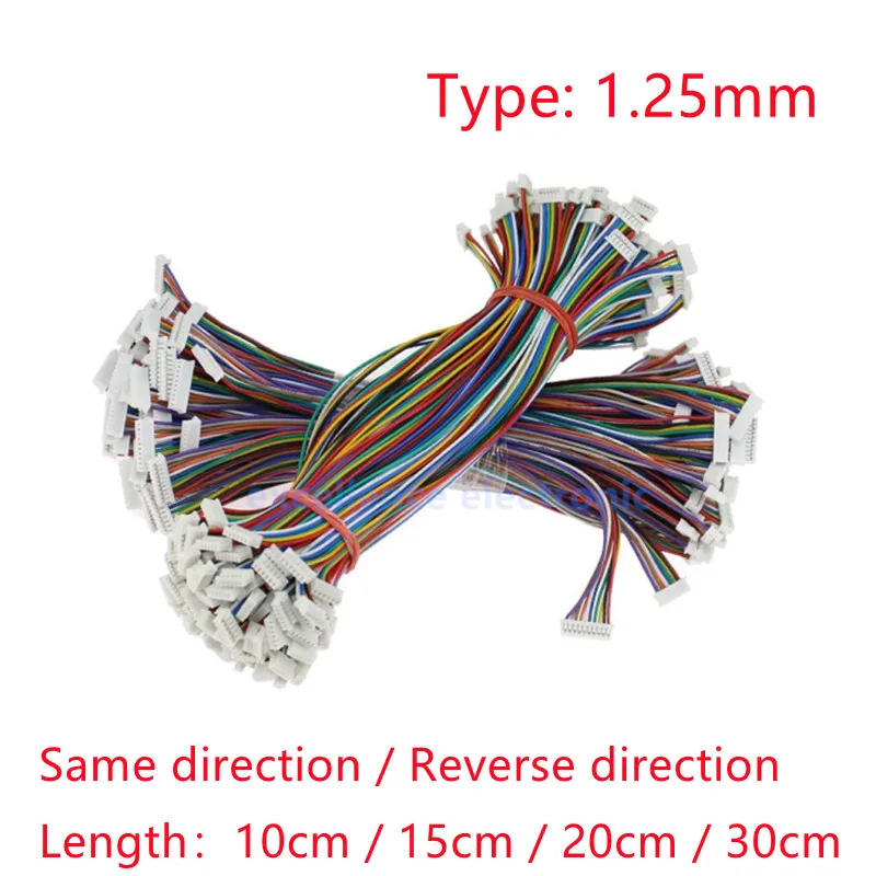 Conector Micro JST 1.25mm Hembra-Hembra 2P a 10P - imagen 4