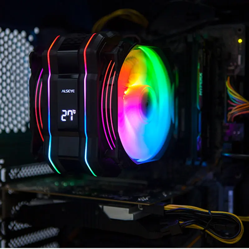 ALSEYE Disipador CPU ARGB 120mm PWM 6 Heatpipes Intel LGA1700 - imagen 3