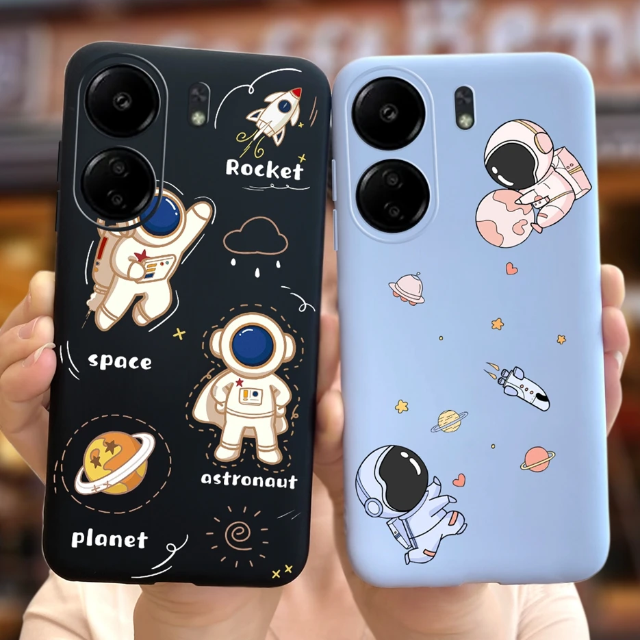 Funda de silicona suave para teléfono Xiaomi, carcasa de TPU pintada con caramelo, Popular, para Xiaomi Poco C65, Redmi 13C, PocoC65 - imagen 2