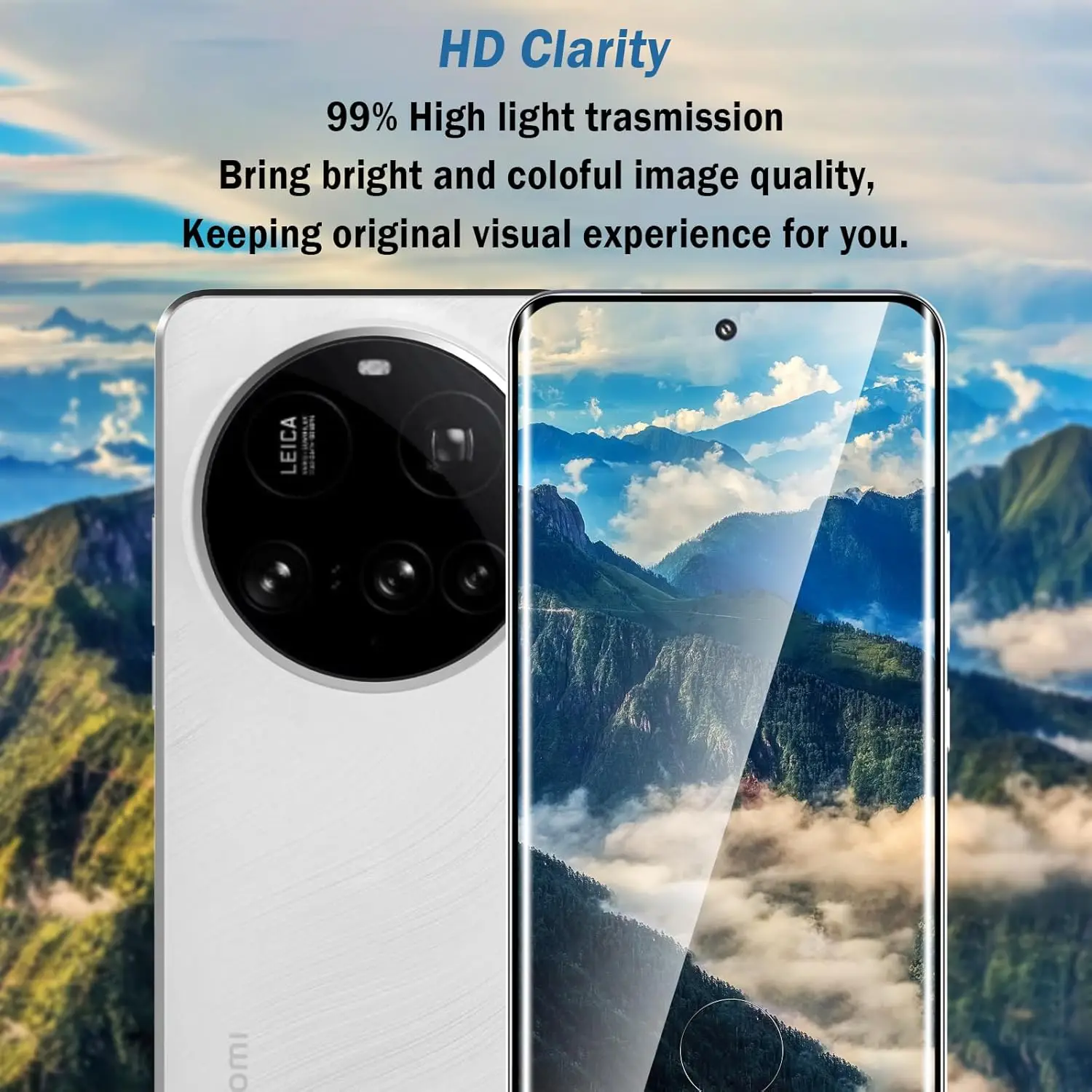 Vidrio templado curvo 3D para Xiaomi 15 Ultra Protector de pantalla de vidrio película protectora de lente de cámara de teléfono para Xiaomi Mi 15 Ultra - imagen 2