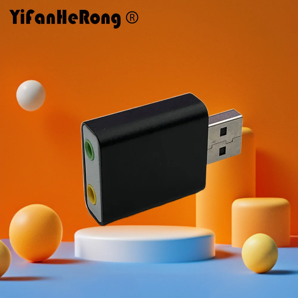 Tarjeta de sonido USB, interfaz de Audio, adaptador de auriculares, tarjeta de sonido externa, tarjeta de sonido para micrófono, altavoz, ordenador portátil