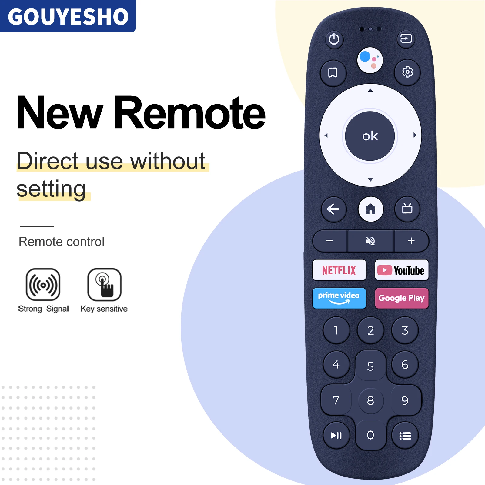 Control remoto por voz para Gazer, 32 ", HD, MetaSmart, edición en vivo, UA, TV32-HS3BLEUA