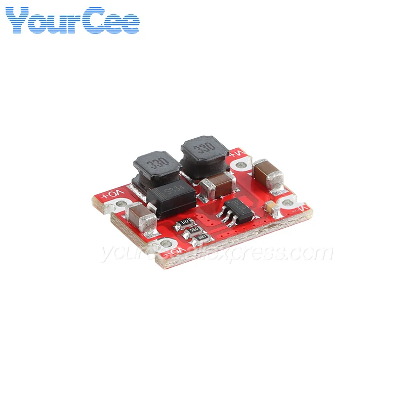 5 uds/1 unidad DC-DC módulo de fuente de alimentación Buck Boost automático 3V-15V a 3,3 V 4,2 V 5V 9V 12V salida 600mA placa PCB de aumento/abajo - imagen 2