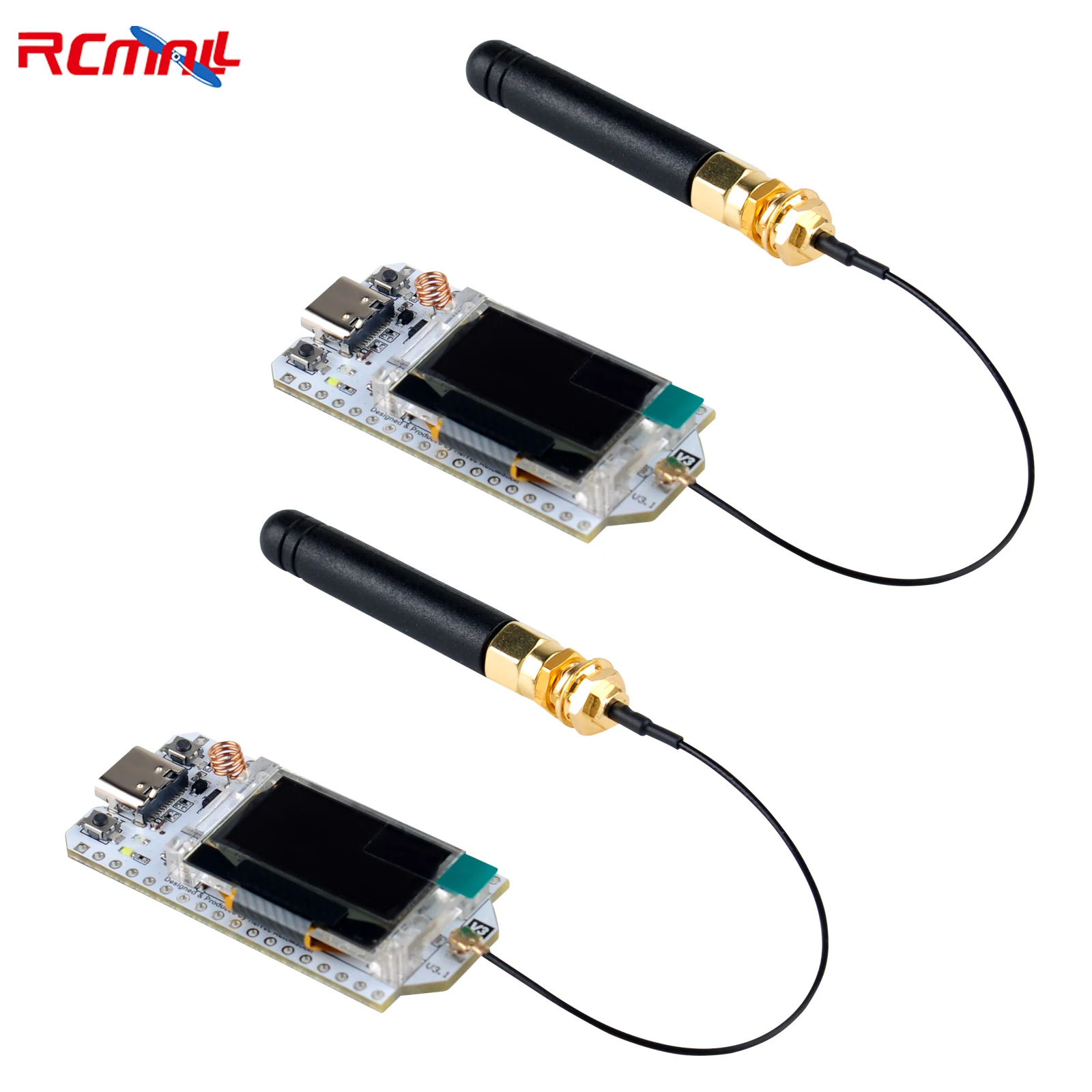 2 uds Heltec LoRa32 V3 868MHz 915MHz Placa de desarrollo SX1262 pantalla OLED de 0,96 pulgadas BT + WIFI Lora Kit para Arduino IOT meshtástico