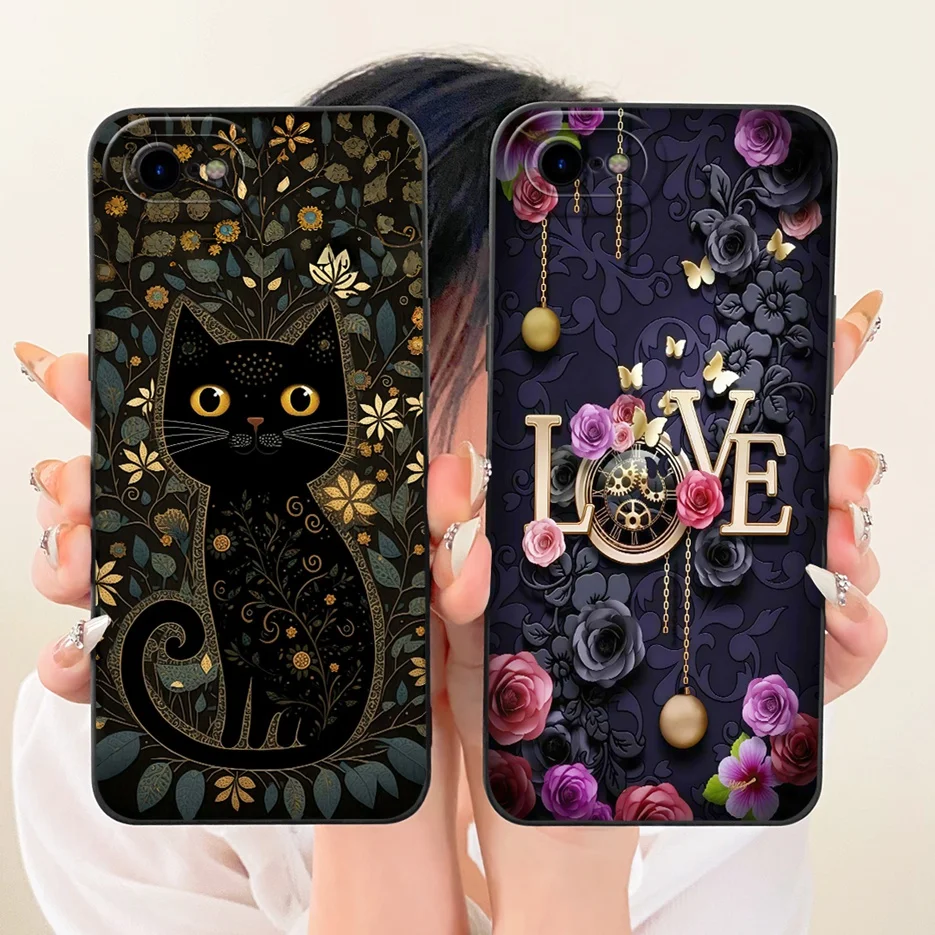 Para Apple iPhone 7 8 Plus funda bonita de dibujos animados de conejo a prueba de golpes suave TPU funda de teléfono para iPhone 8 Plus iPhone7 iPhone8 Fundas - imagen 4