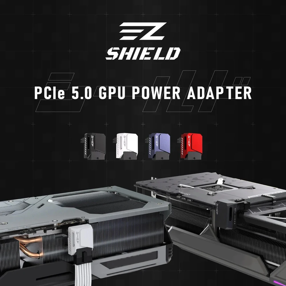 Adaptador de corriente de conector de giro en ángulo de 90 grados, 12V, 16 Pines, 12VHPWR GPU, conector macho a hembra para GPU de tarjeta gráfica de escritorio - imagen 3