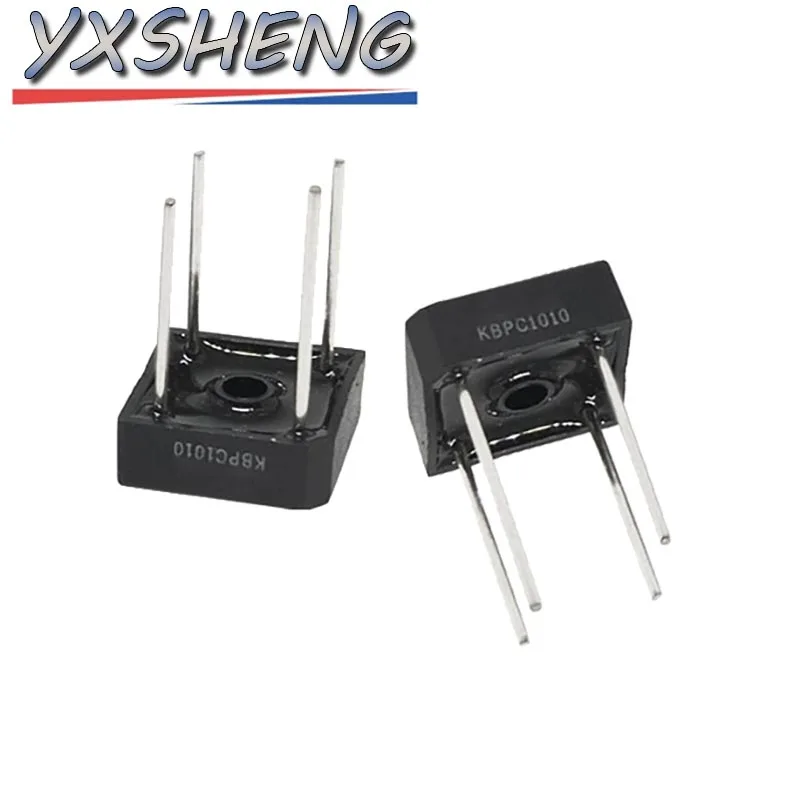 10 Uds KBPC608 KBPC610 KBPC1010 diodo rectificador de puente 1000V 800V 10A 6A juego de rectificadores de puentes de componentes electrónicos - imagen 3