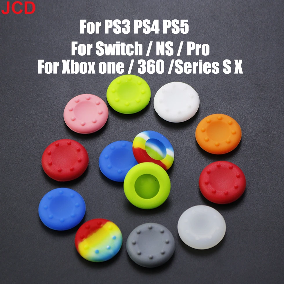 JCD-piezas de silicona para mando de PS5, PS4, Xbox one, serie 360, X S, Switch Pro