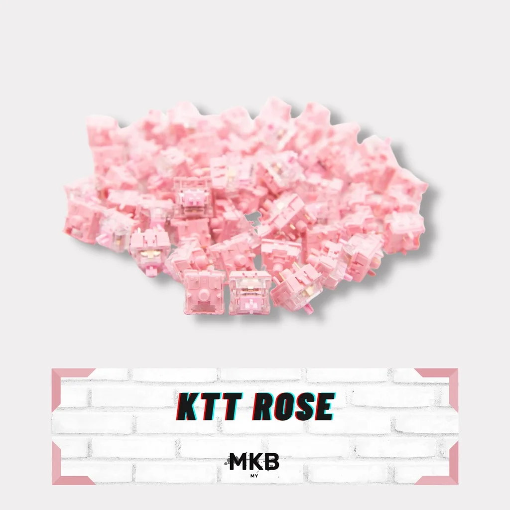 [STOCK LISTO] Interruptores lineales KTT Rose para teclados mecánicos o para juegos - Linear - imagen 3